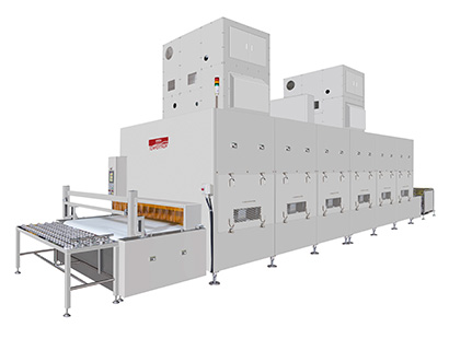 High-frequency Defroster TEMPERTRON Conveyor-Type｜Product information│Food  processing equipment│Yamamoto Vinita Co., Ltd.